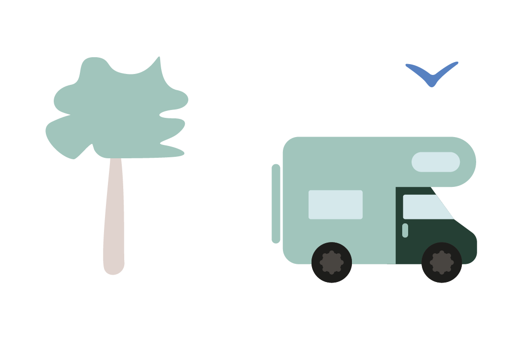 camper illustration